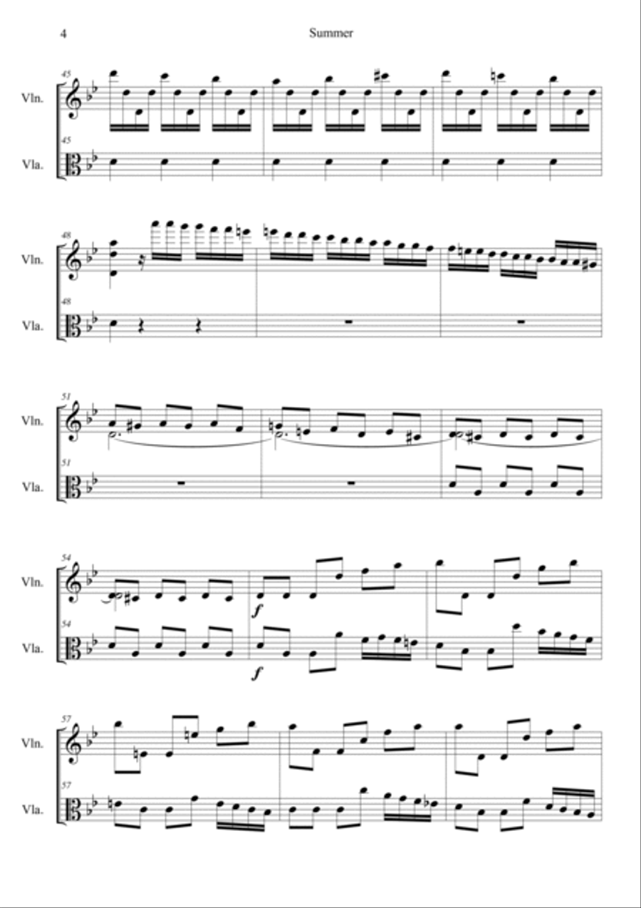 The Four Seasons: Summer 3rd Movement 