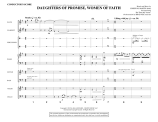 Book cover for Daughters of Promise, Women of Faith - Full Score