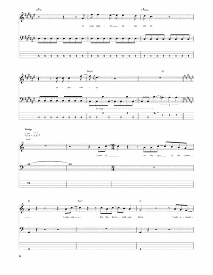 Force Ten Force Ten Guitar Tablature scores gallery preview page 4