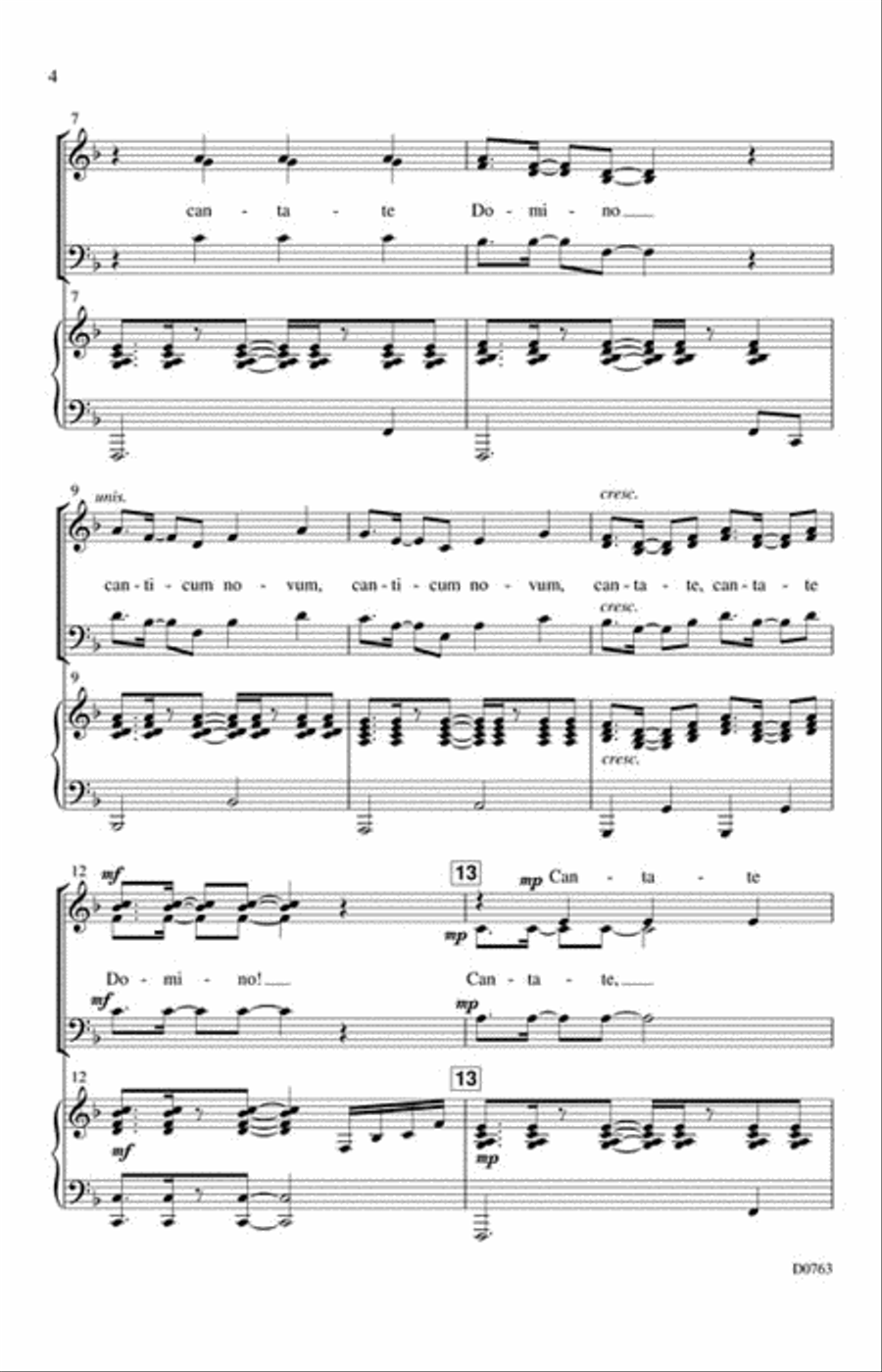 Jazz Cantate Choir scores gallery preview page 3