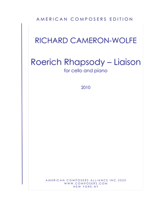 Book cover for [Cameron-Wolfe] Roerich Rhapsody-Liason I