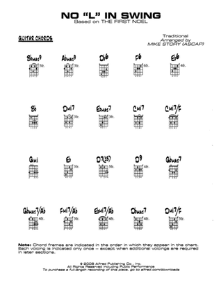 No "L" in Swing: Guitar Chords