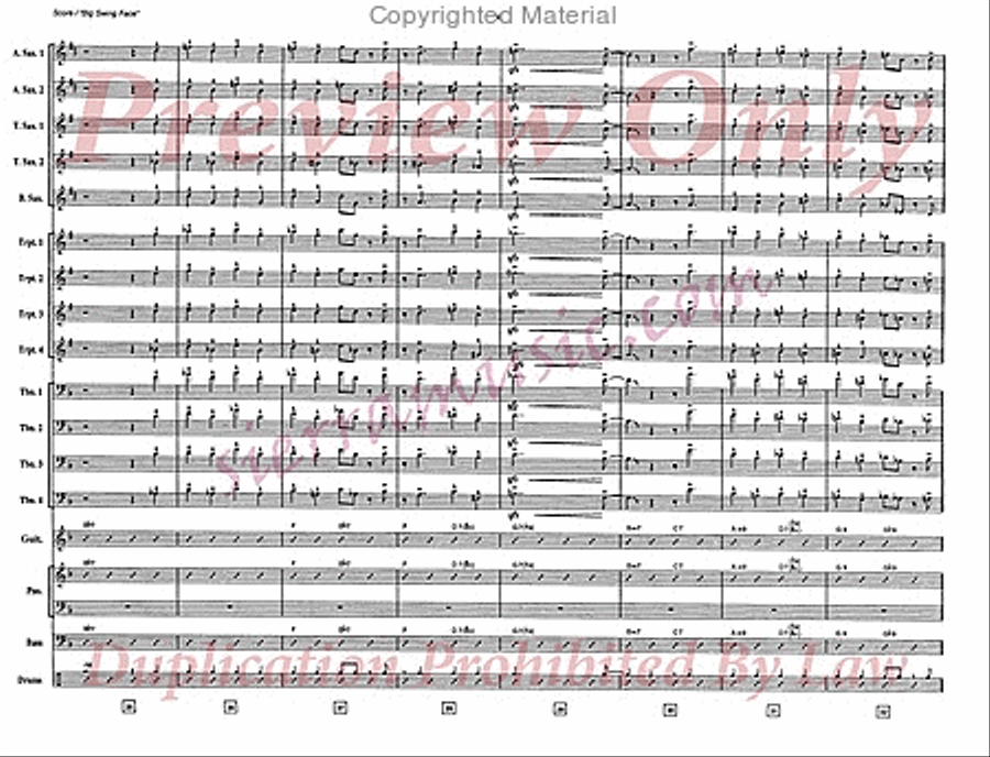 Big Swing Face Jazz Ensemble scores gallery preview page 5