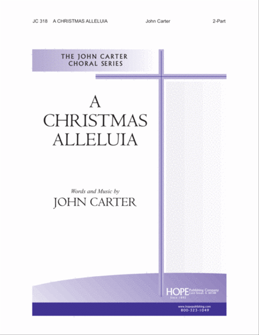 A Christmas Alleluia 2-Part scores gallery preview page 1