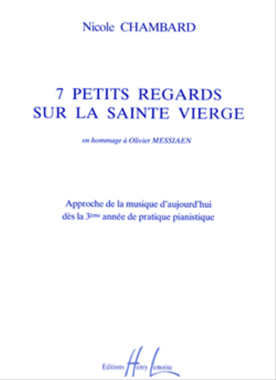 Petits Regards Sur La Sainte Vierge (7) Piano Solo scores gallery preview page 1