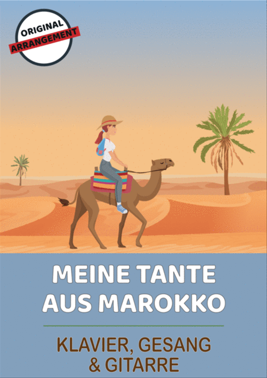 Meine Tante aus Marokko Piano, Vocal, Guitar scores gallery preview page 1
