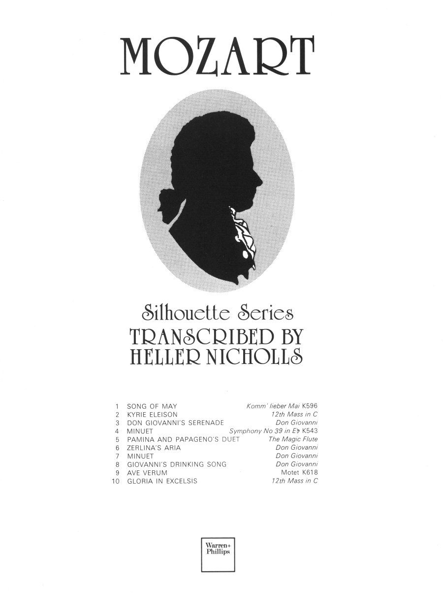 Mozart - Silhouette Series Piano Solo scores gallery preview page 1