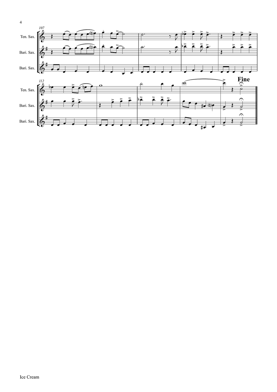 (i Scream-you Scream-we All Scream For) Ice Cream by Thomas Graf Woodwind Trio - Digital Sheet Music page 4