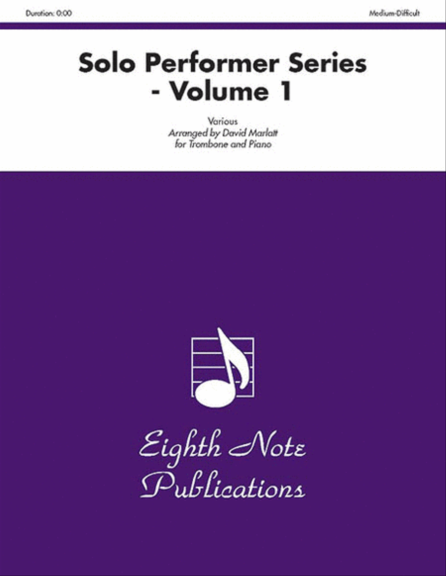 Solo Performer Series, Volume 1