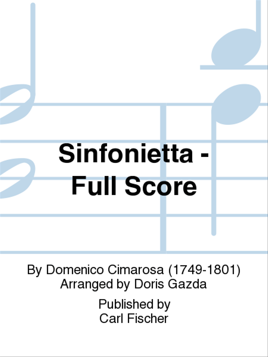 Book cover for Sinfonietta