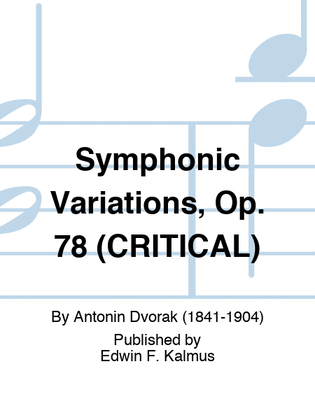 Symphonic Variations, Op. 78 (CRITICAL)