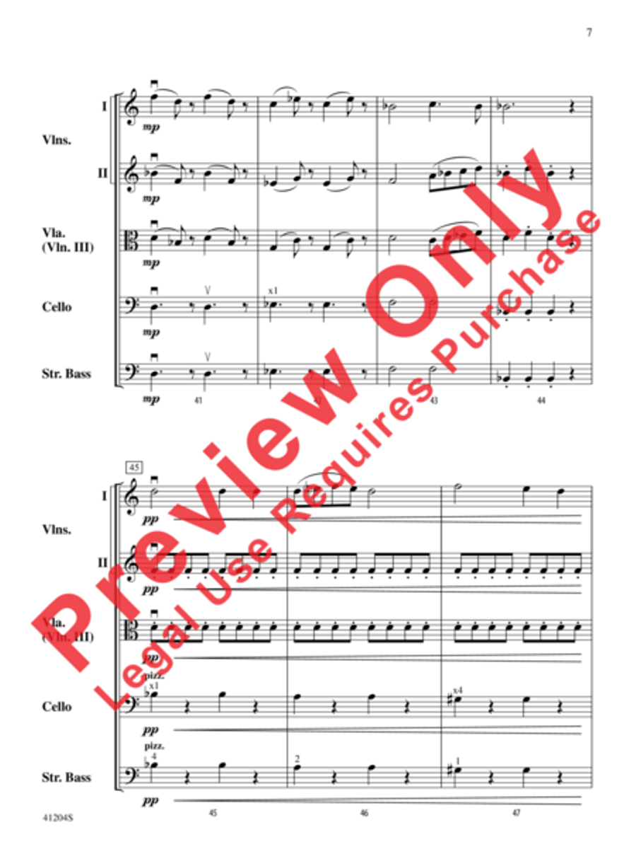 The Marriage of Figaro String Orchestra scores gallery preview page 8