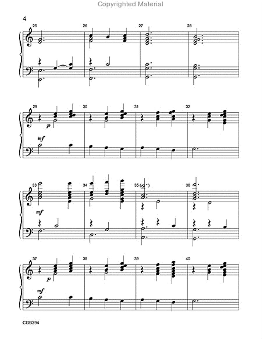 Psalm of Gladness Handbell Choir scores gallery preview page 4