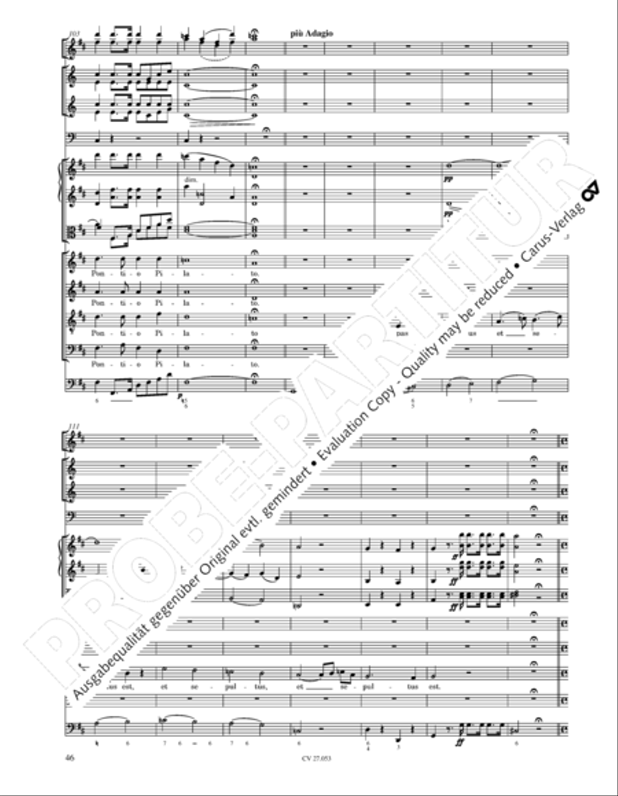 Creation Mass in A-major after Joseph Haydn (Schopfungsmesse in A nach Joseph Haydn) 4-Part scores gallery preview page 47