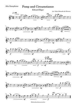 Book cover for Pomp and Circumstance - Easy Arrangement