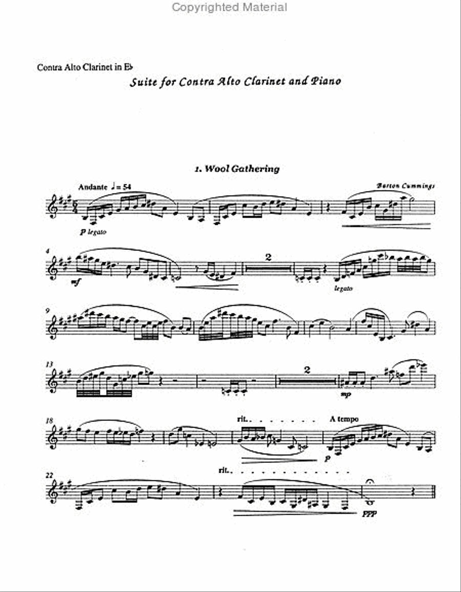 <br>Sheet music extract