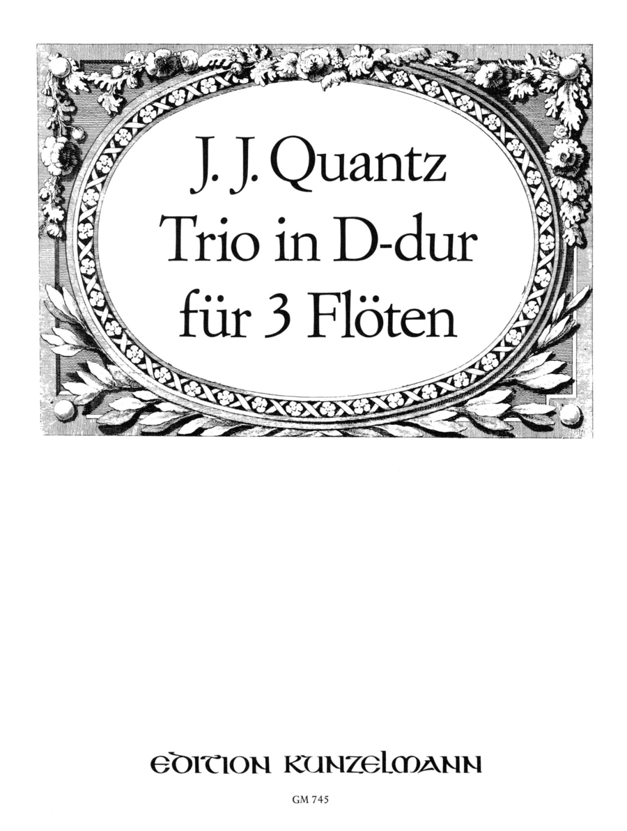 Trio for 3 flutes Flute Trio scores gallery preview page 1