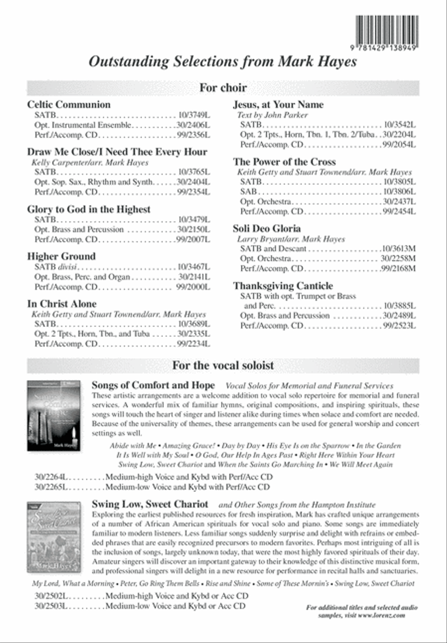 God’s Grace Is So Amazing 4-Part scores gallery preview page 17