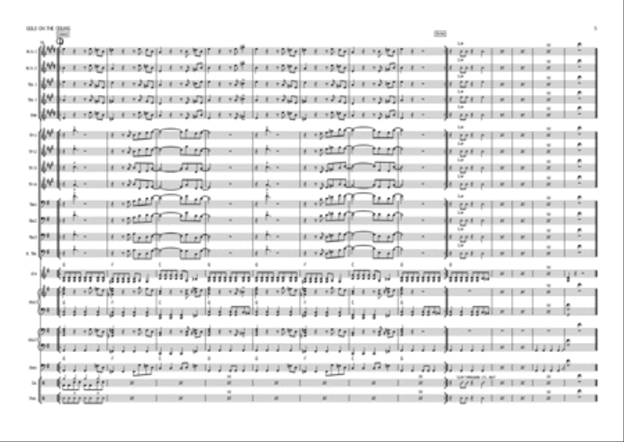 Gold On The Ceiling Gold On The Ceiling Saxophone scores gallery preview page 5