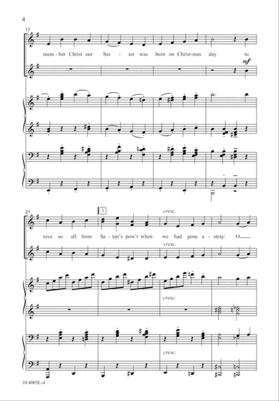 God Rest You Merry, Gentlemen SSA scores gallery preview page 5