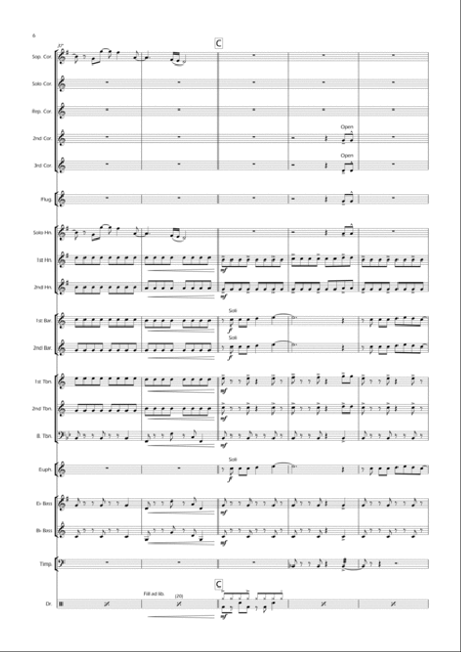 Rewrite The Stars Brass Band scores gallery preview page 6