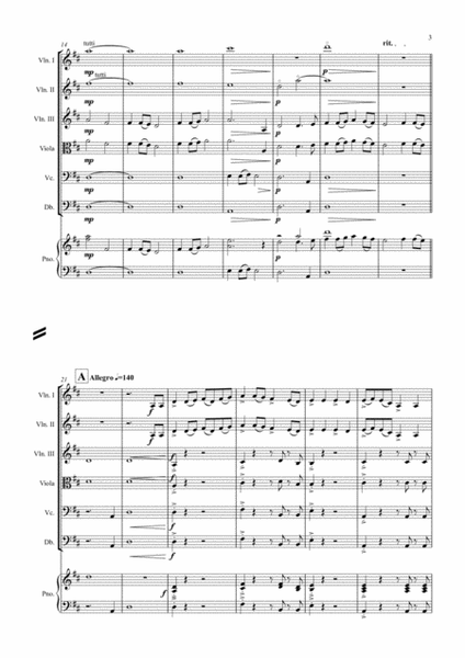 Variations on Simple Gifts for String Orchestra