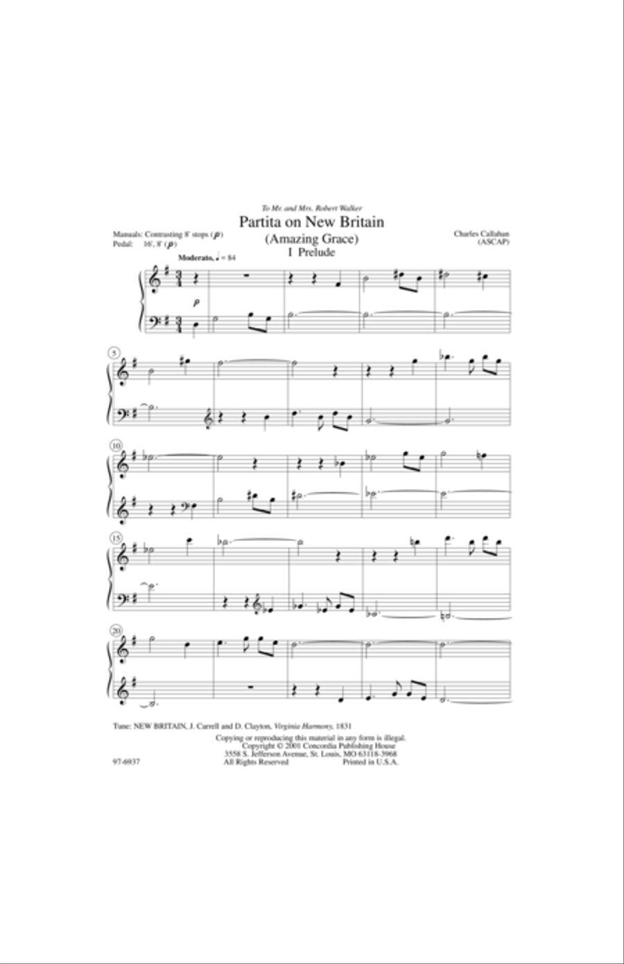 Partita on New Britain