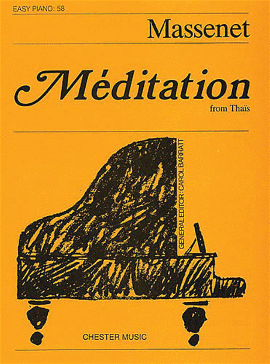 Méditation from Thais Easy Piano scores gallery preview page 1