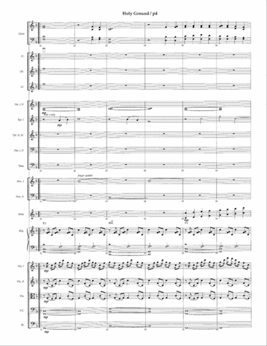 Holy Ground Holy Ground Choir scores gallery preview page 4