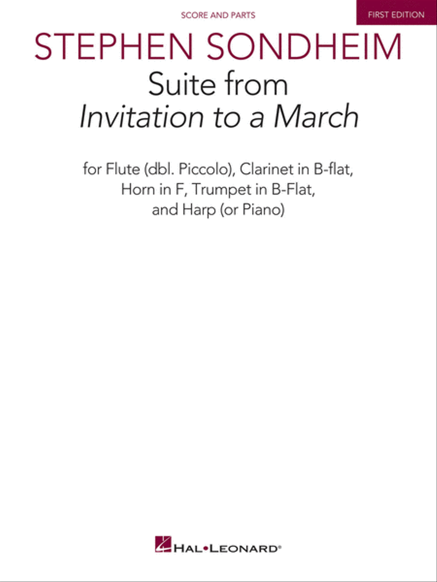 Suite from Invitation to a March B-Flat Clarinet scores gallery preview page 1
