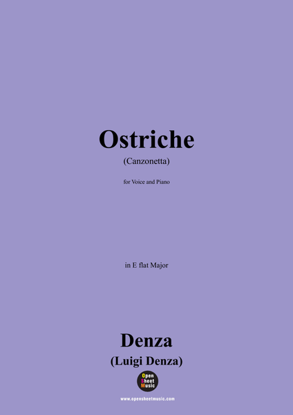 Denza-Ostriche(Canzonetta),in E flat Major