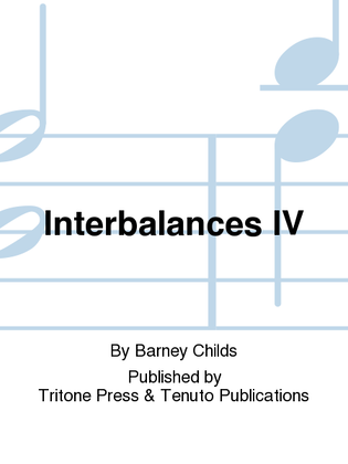 Book cover for Interbalances IV
