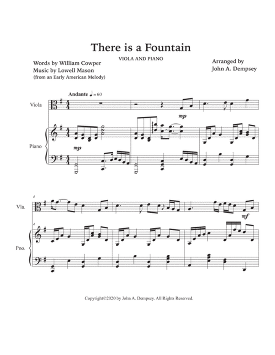 There is a Fountain (Viola and Piano) image number null