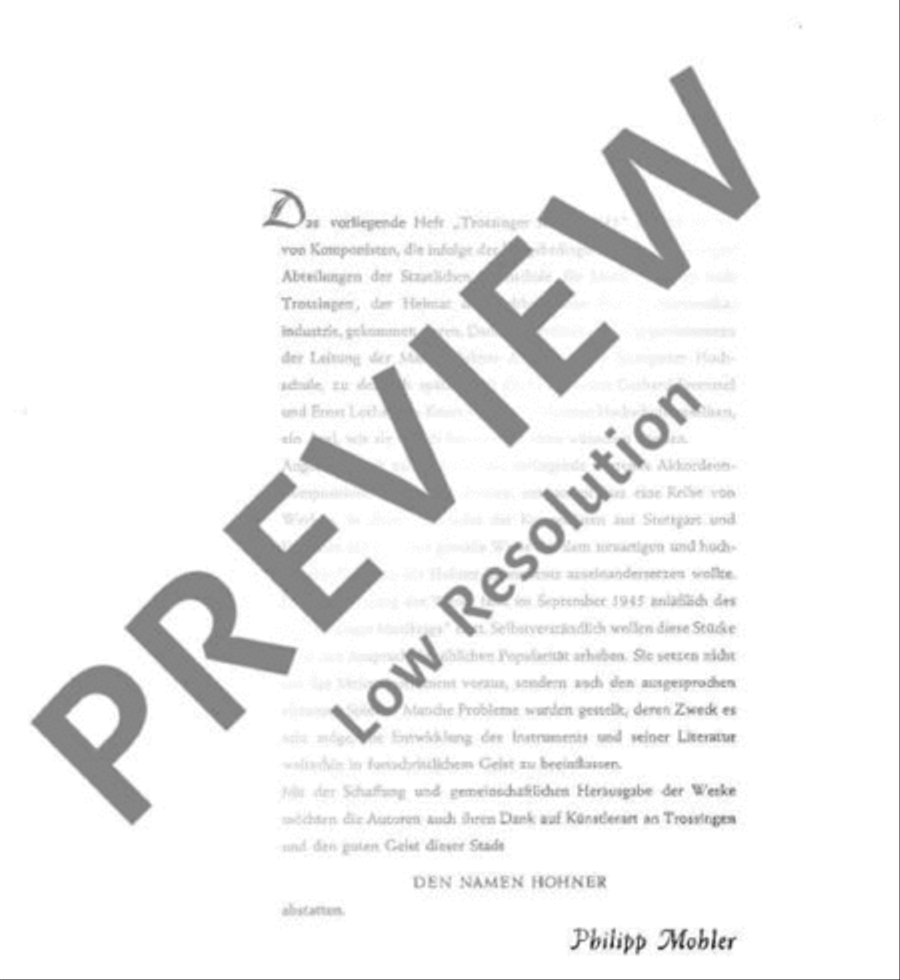 Trossinger Musik Voice scores gallery preview page 4