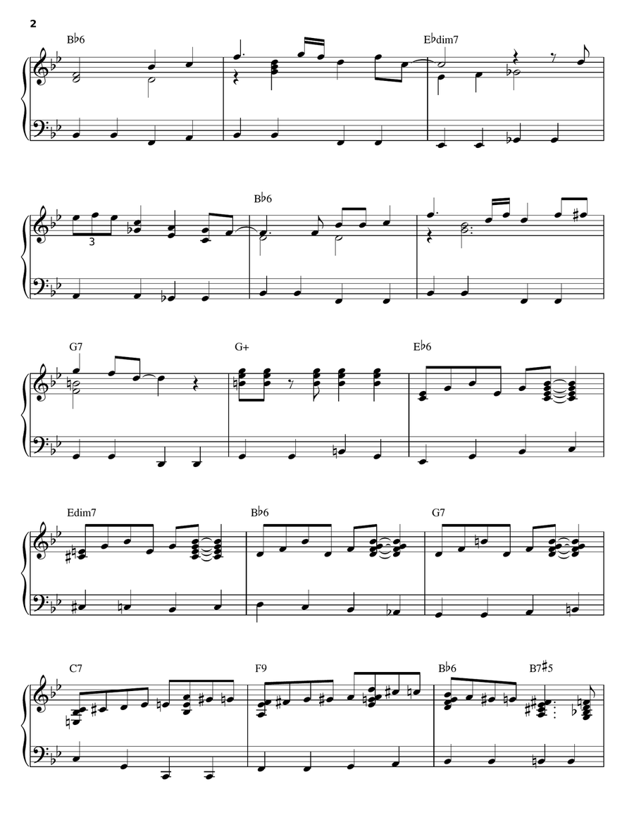 Mission To Moscow Piano Solo scores gallery preview page 2