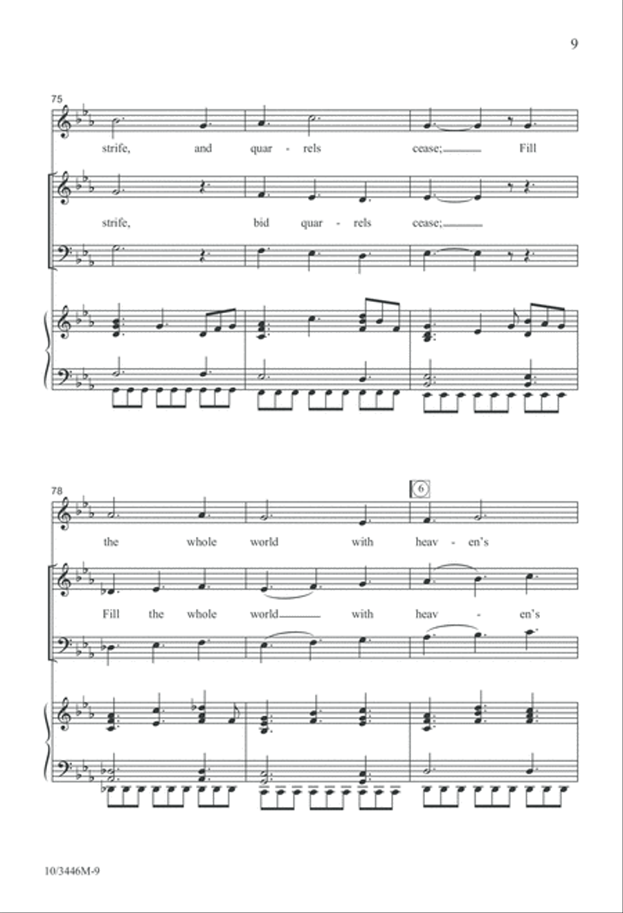 O Come, O Come, Emmanuel 4-Part scores gallery preview page 9