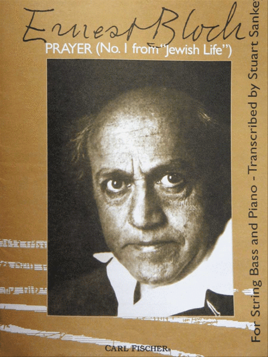 Prayer (No. I From 'Jewish Life') Double Bass scores gallery preview page 1
