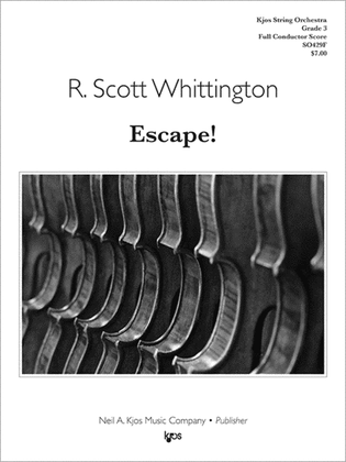 Book cover for Escape! - Score