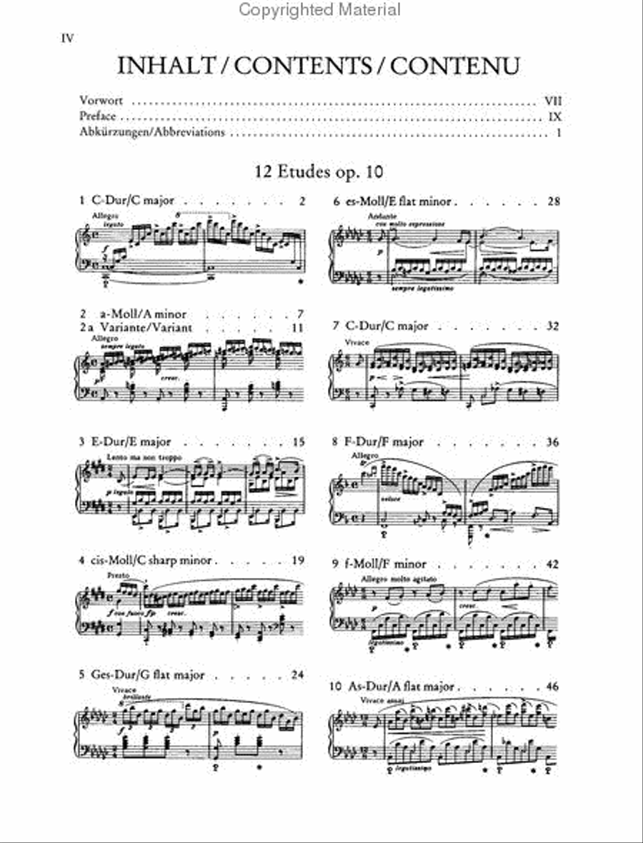The Complete Etudes, Op. 10 / Op. 25 Chamber Music scores gallery preview page 2