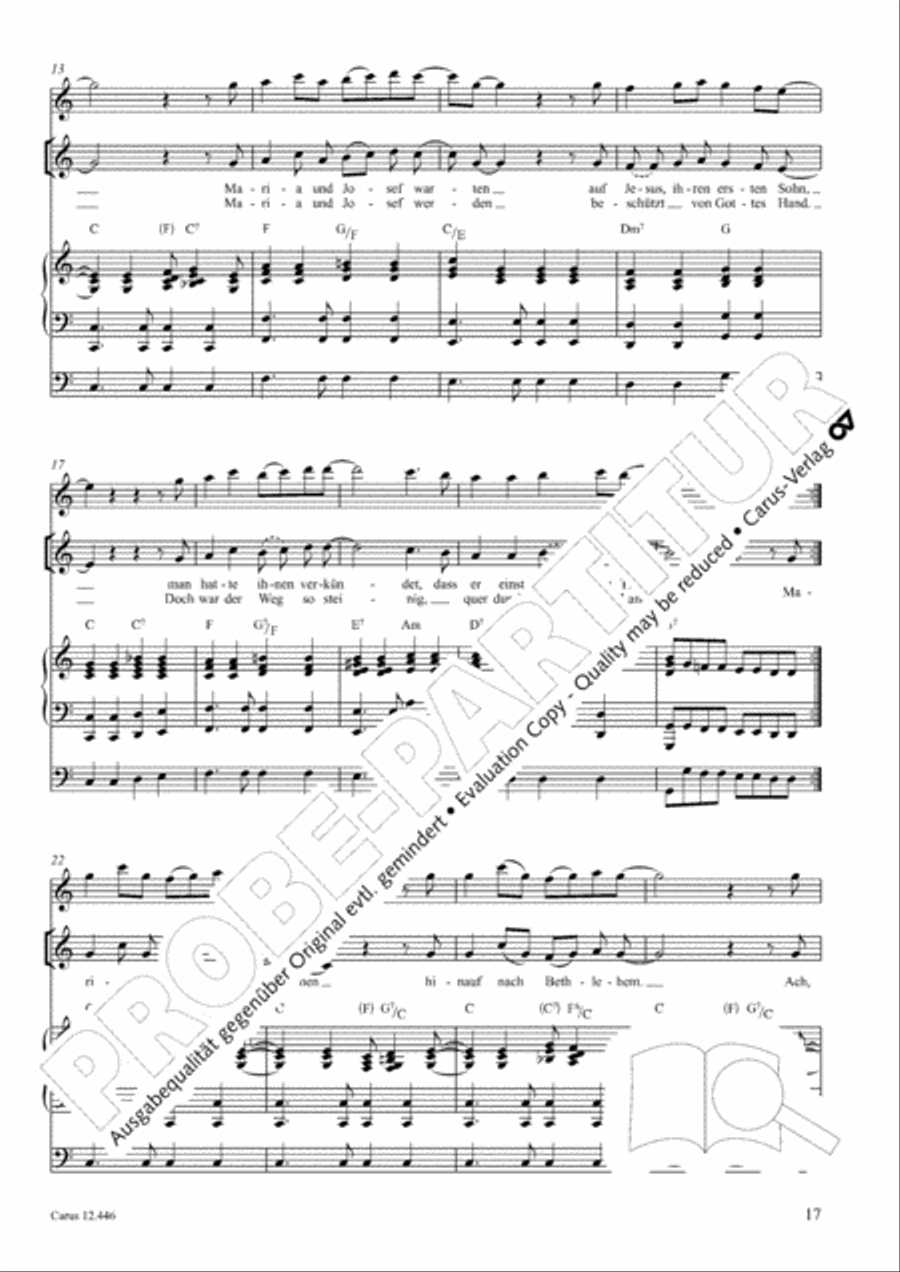 Die Freude dieser Zeit Children's Choir scores gallery preview page 18
