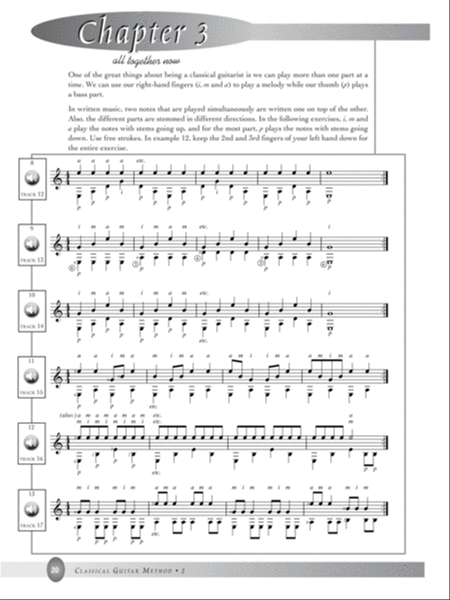 Basic Classical Guitar Method, Book 2 Acoustic Guitar scores gallery preview page 5