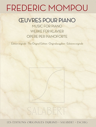 Book cover for Œuvres pour piano