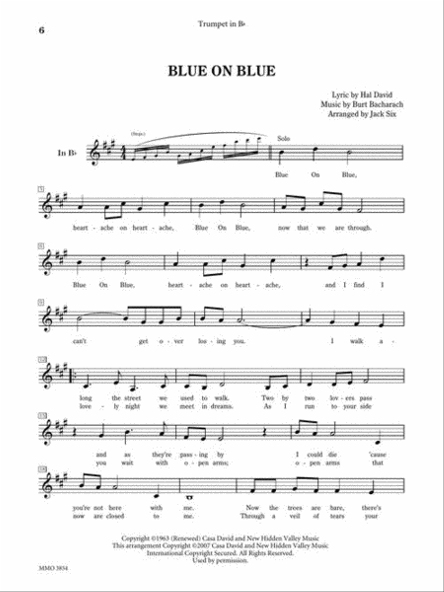 Play the Music of Burt Bacharach