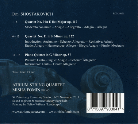 String Quartets; Piano Quintet