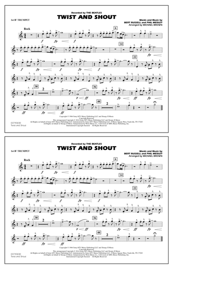 Twist and Shout - 1st Bb Trumpet