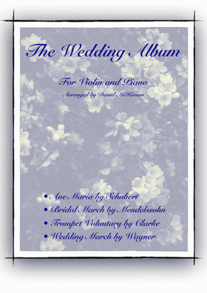 Book cover for The Wedding Album, for Solo Violin and Piano