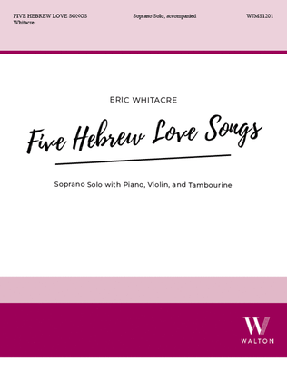 Five Hebrew Love Songs - Solo Soprano Version