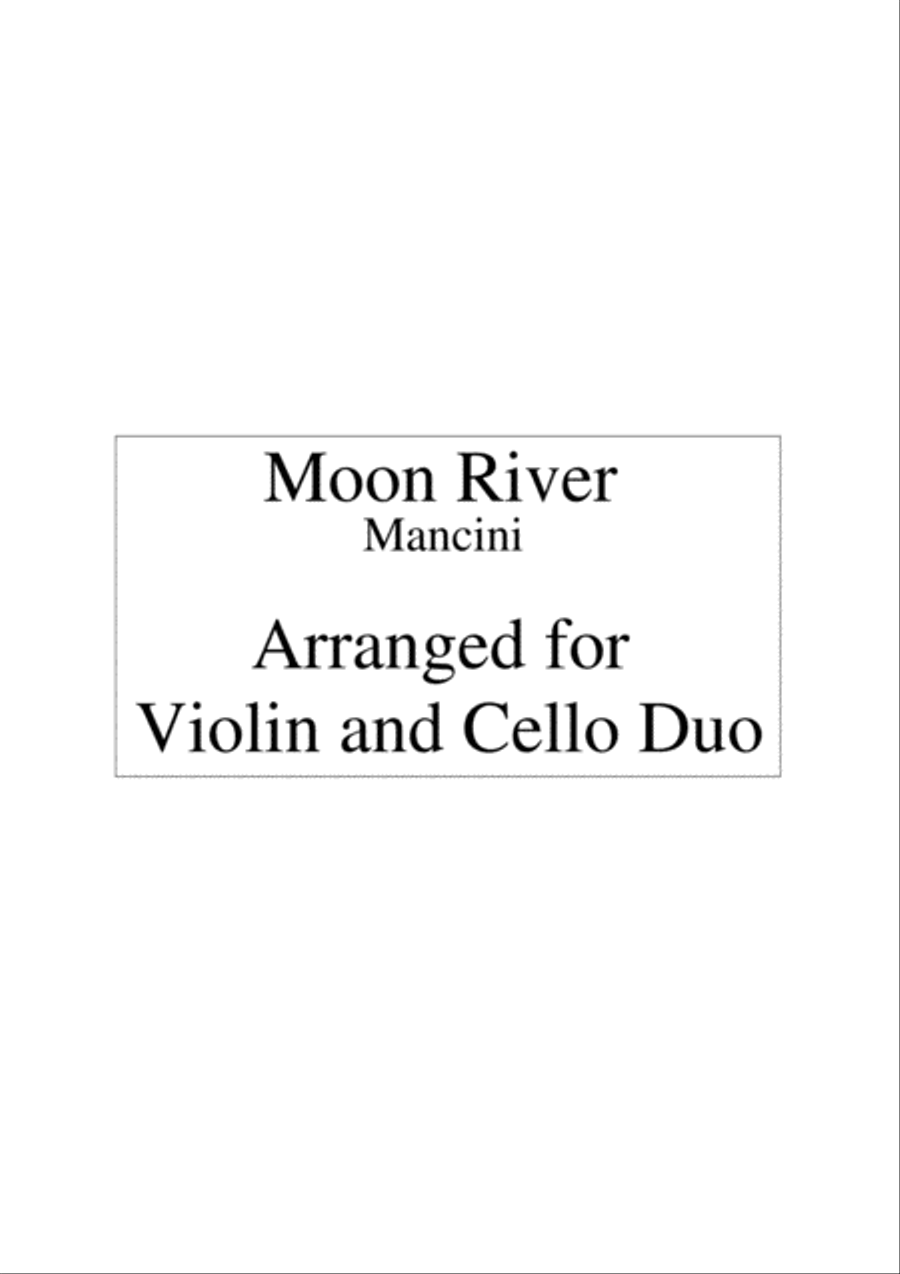 Moon River Moon River String Duet scores gallery preview page 2