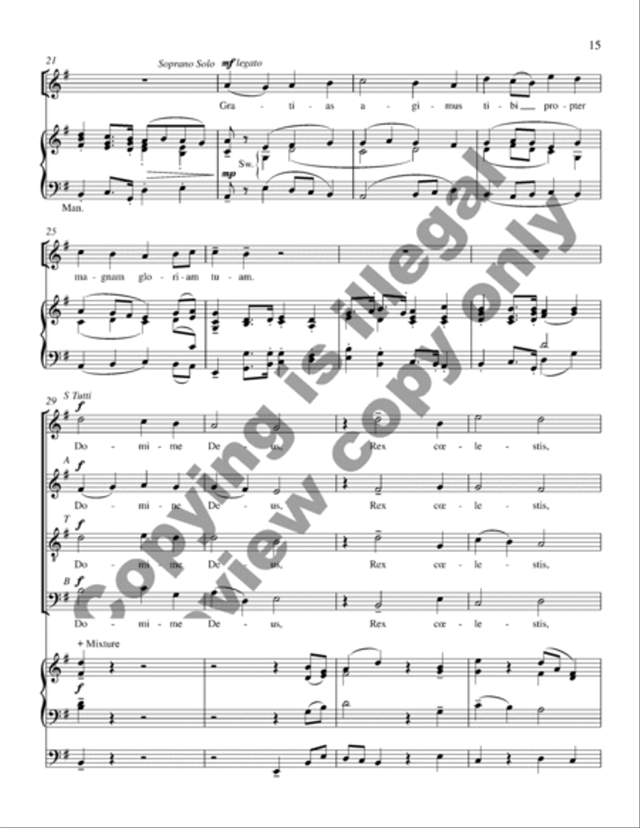 Missa in dulci jubilo (Choral Score) 4-Part scores gallery preview page 15