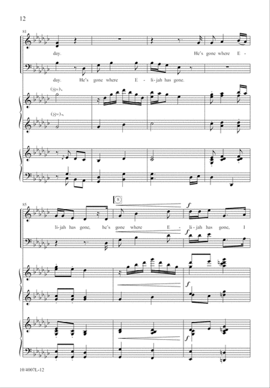 Peter, Go Ring Them Bells 3-Part scores gallery preview page 12
